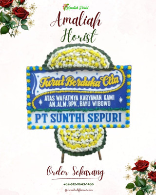 Papan Bunga Duka di Bulurejo