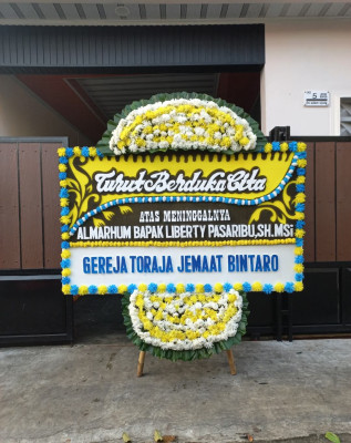 Papan Bunga Duka di Bulurejo