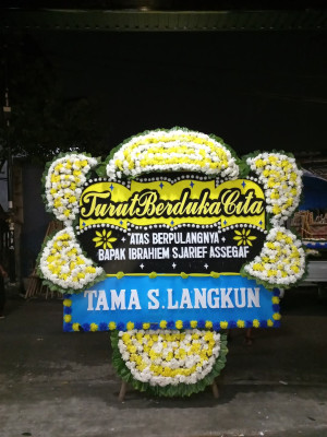 Papan Bunga Duka di Bulurejo